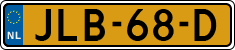 License plate of the Netherlands, Cars