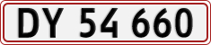 License plate of Denmark, Regular plates