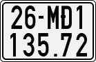 License plate of Vietnam, Specialty plates