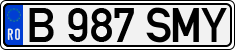 License plate of Romania, Regular plates