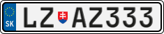 License plate of Slovakia, Vanity Plates