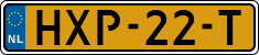 License plate of the Netherlands, Cars