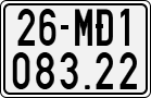 License plate of Vietnam, Specialty plates