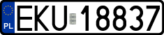 License plates of Poland, Regular car plates