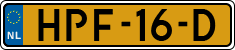 License plate of the Netherlands, Cars
