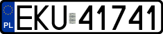 License plates of Poland, Regular car plates