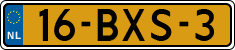 License plate of the Netherlands, Heavy Commercial Vehicles (1994 system)