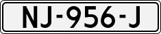 License plate of the Netherlands, Cars