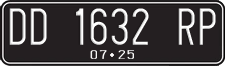 License plate of Indonesia, Regular plates