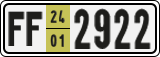 License plate of Armenia, Export transit plates