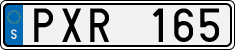 License plate of Sweden, Regular plates