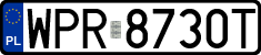 License plates of Poland, Regular car plates