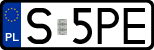 License plates of Poland, Regular car plates