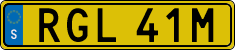 License plate of Sweden, Taxi