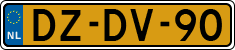 License plate of the Netherlands, Cars