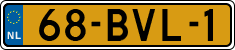 License plate of the Netherlands, Heavy Commercial Vehicles (1994 system)