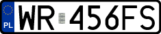 License plates of Poland, Regular car plates