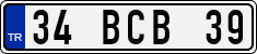 License plate of Turkey, Regular plates