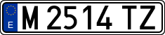 License plates of Spain, 1971 year series