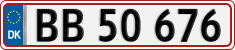 License plate of Denmark, Regular plates