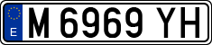 License plates of Spain, 1971 year series