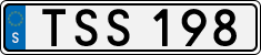 License plate of Sweden, Regular plates
