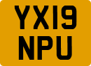 License plate of the United Kingdom, 2001 year system