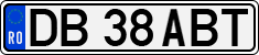 License plate of Romania, Regular plates