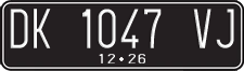 License plate of Indonesia, Regular plates