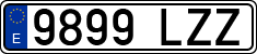 License plates of Spain, Ordinary (2000)
