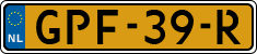 License plate of the Netherlands, Cars