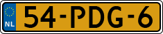 License plate of the Netherlands, Cars