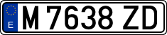 License plates of Spain, 1971 year series