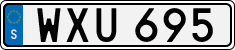 License plate of Sweden, Regular plates