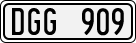 License plate of Sweden, Regular plates