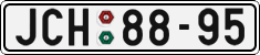 License plate of the Czech Republic, Cars (1960)