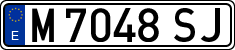 License plates of Spain, 1971 year series