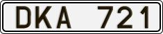 License plate of Sweden, Regular plates