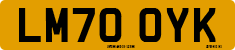 License plate of the United Kingdom, 2001 year system