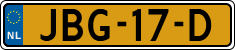 License plate of the Netherlands, Cars