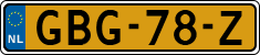 License plate of the Netherlands, Cars