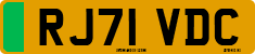 License plate of the United Kingdom, 2001 year system