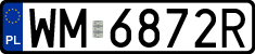 License plates of Poland, Regular car plates