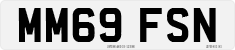License plate of the United Kingdom, 2001 year system