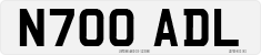 License plate of the United Kingdom, 1983 year system