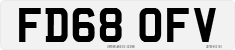 License plate of the United Kingdom, 2001 year system