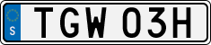 License plate of Sweden, Regular plates