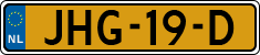 License plate of the Netherlands, Cars