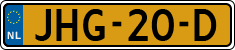 License plate of the Netherlands, Cars