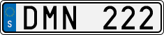 License plate of Sweden, Regular plates
